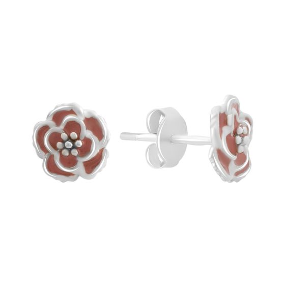 Silver earrings with yemallu