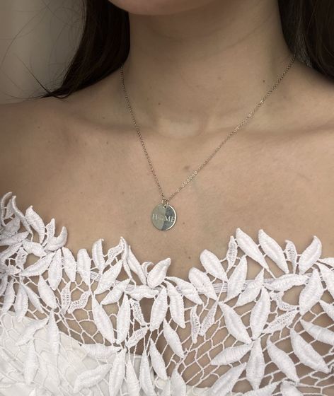 Silver pendant without stones
