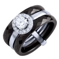 Кольца с керамикой