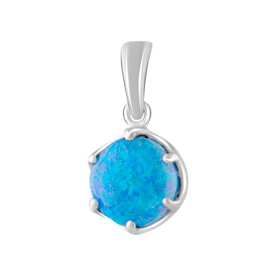 Срібна підвіска з опалом 1.188ct