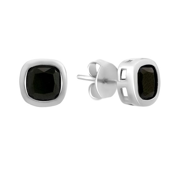 Silver Earrings with Fianites