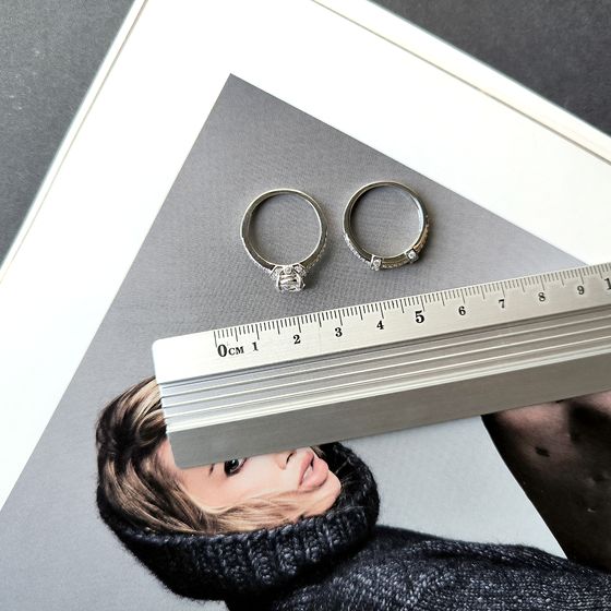 Silver Ring with Fianites