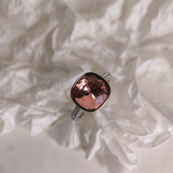 Silver Ring with Fianites