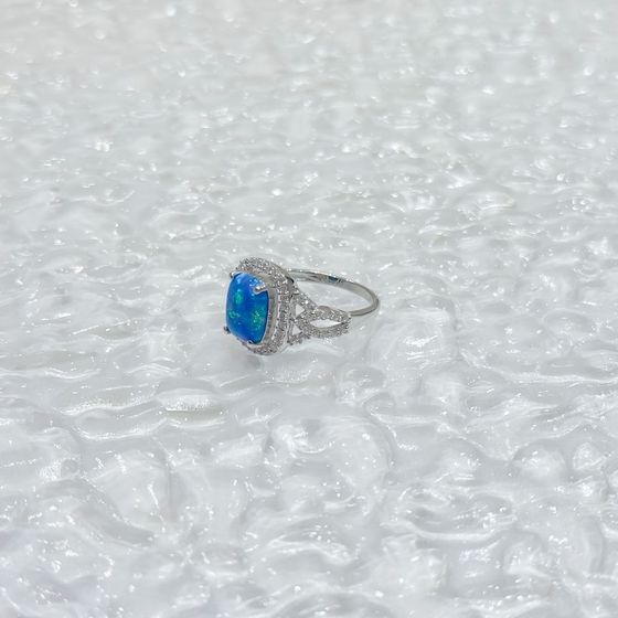 Срібна каблучка з опалом 2.163ct