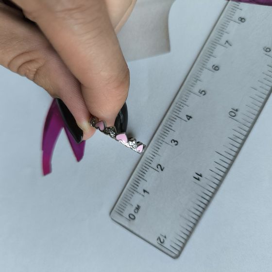 Срібна каблучка з емаллю, фіанітами