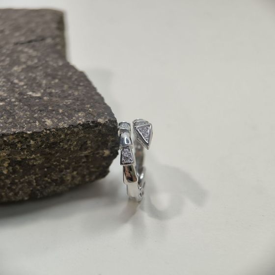 Silver Ring with Fianites