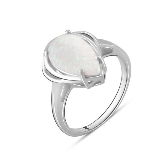 Silver ring with opal 1.35ct