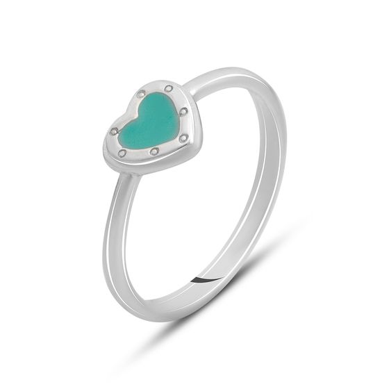 Silver ring with semalloy