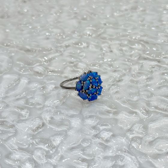Серебряное кольцо с опалом 1.322ct