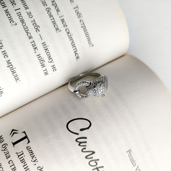 Silver Ring with Fianites