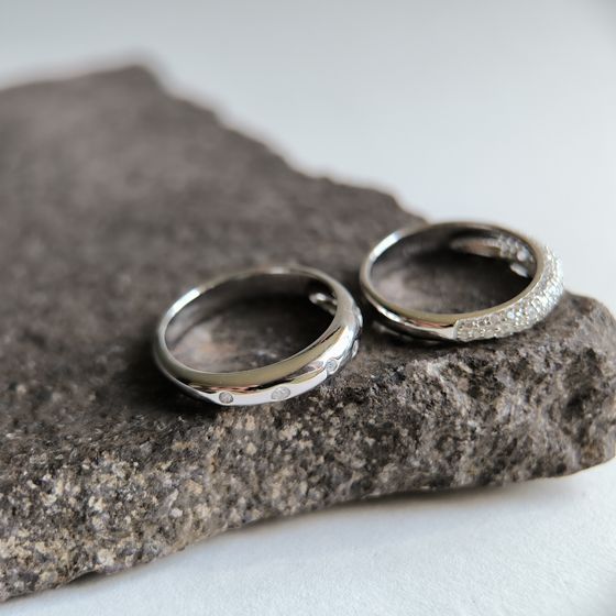 Silver Ring with Fianites