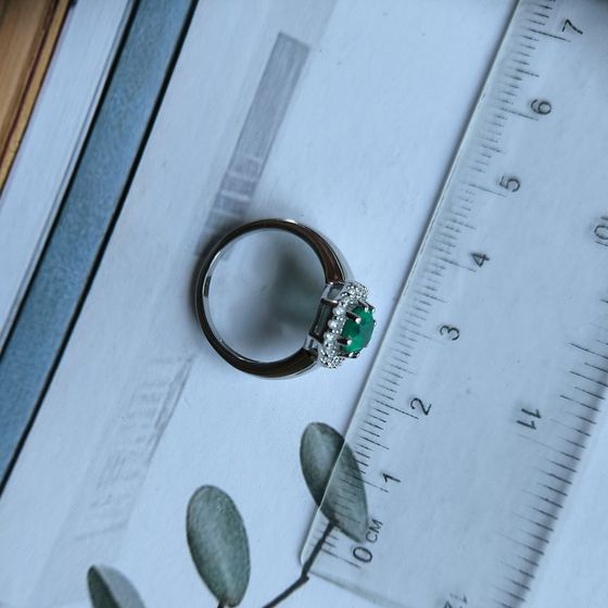 Срібна каблучка з агатом 1.638ct