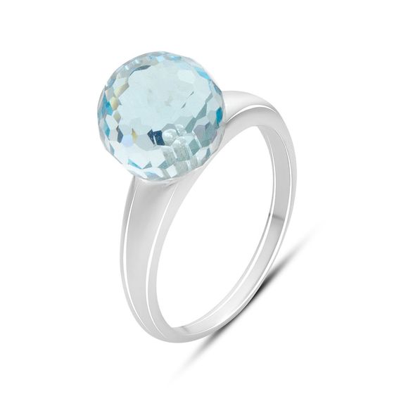 Silver Ring with Fianites