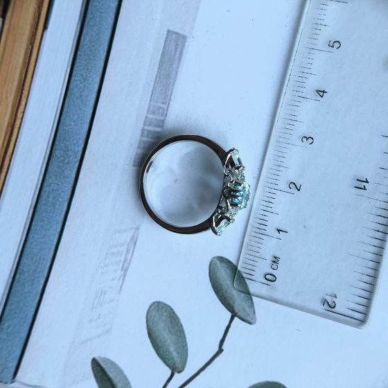 Срібна каблучка з топазом 2.048ct