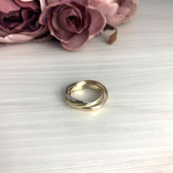 A gold ring without stones