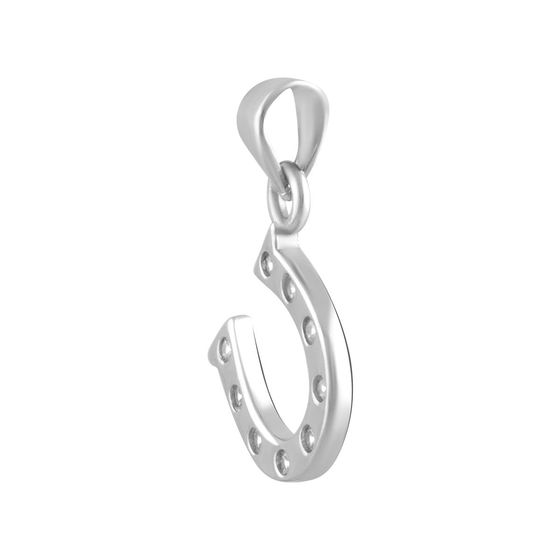 Silver pendant with phianites