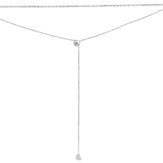 A gold necklace without stones
