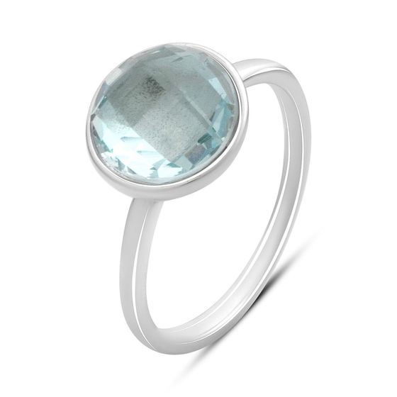 Silver Ring with Fianites