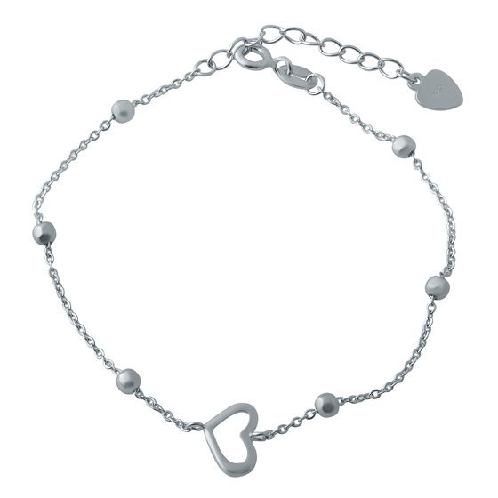 Silver bracelet without stones