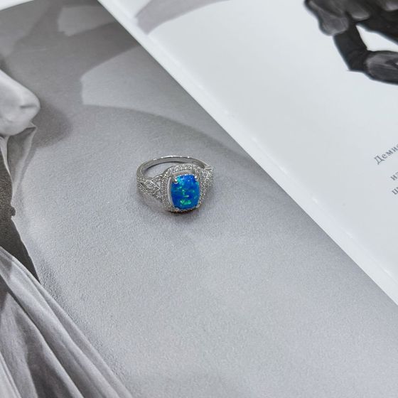 Срібна каблучка з опалом 2.163ct