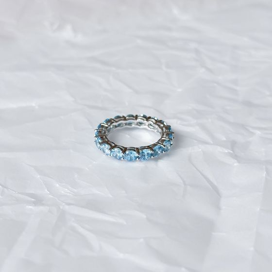 Silver Ring with Fianites