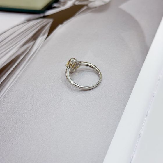 Срібна каблучка з цитрином nano 0.958ct