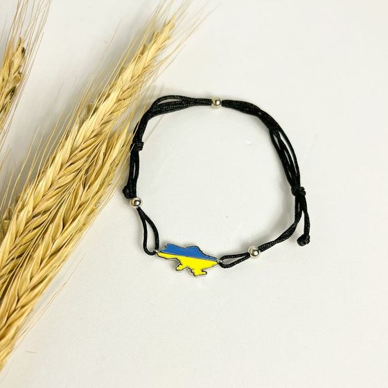 Срібний браслет з емаллю