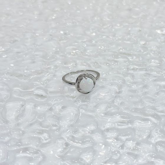 Срібна каблучка з опалом 0.906ct
