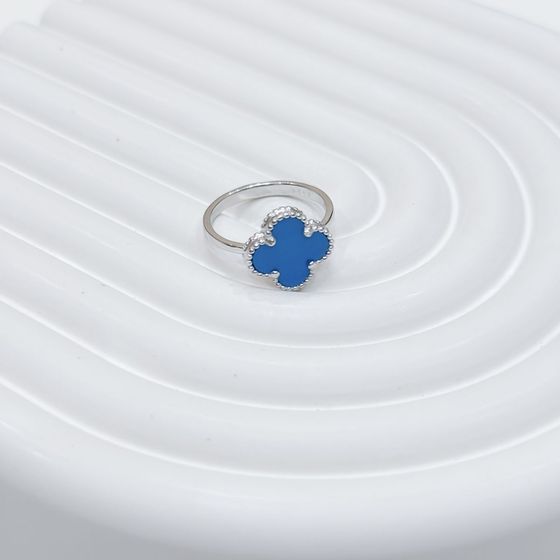 Silver ring with turquoise