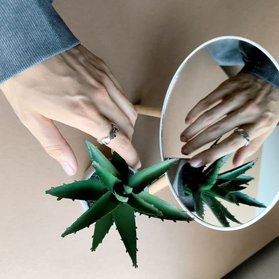 Silver ring without stones