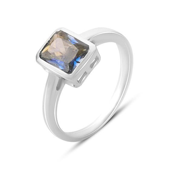 Срібна каблучка з містик топазом 2.302ct