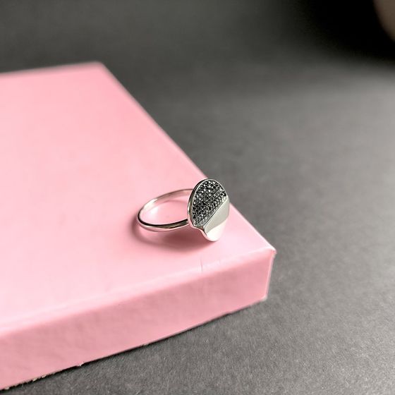 Silver Ring with Fianites