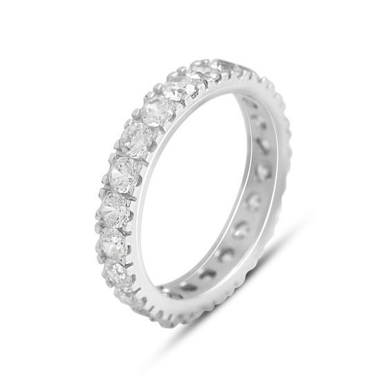 Золота каблучка з фіанітами 5.5ct