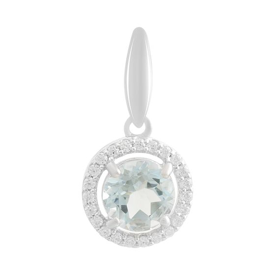 Срібна підвіска з топазом 2.704ct