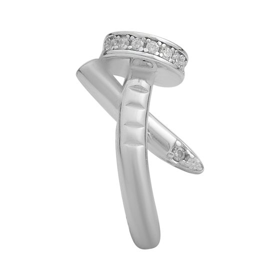 Silver Earrings with Fianites