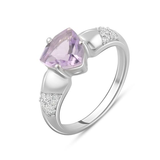 Silver ring with amethyst 1.825ct