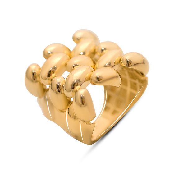 Gold ring without stones