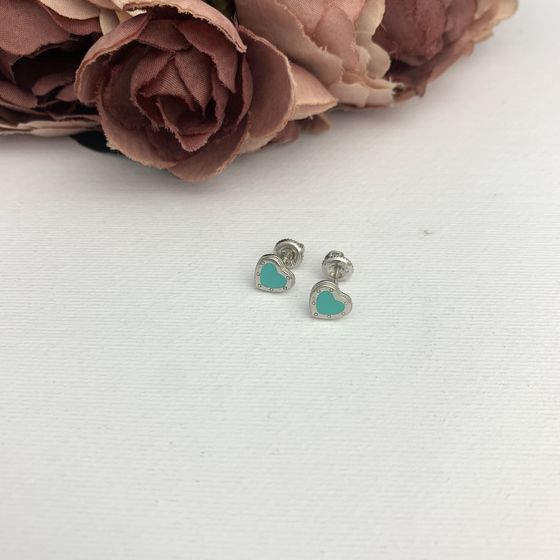 Silver earrings with yemallu