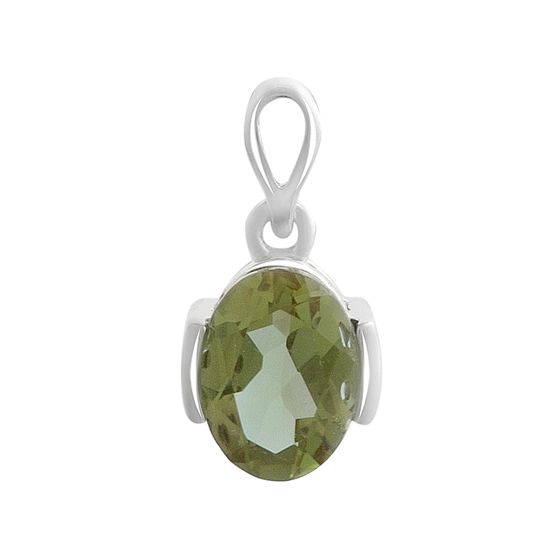 Серебряная подвеска с султанитом 1.172ct