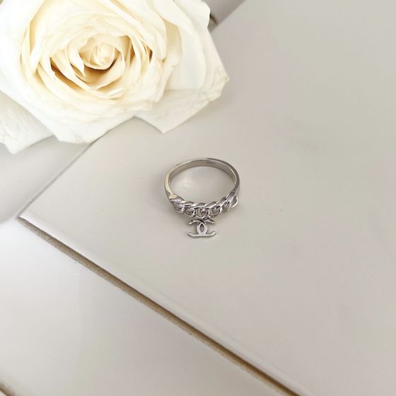 Silver ring without stones