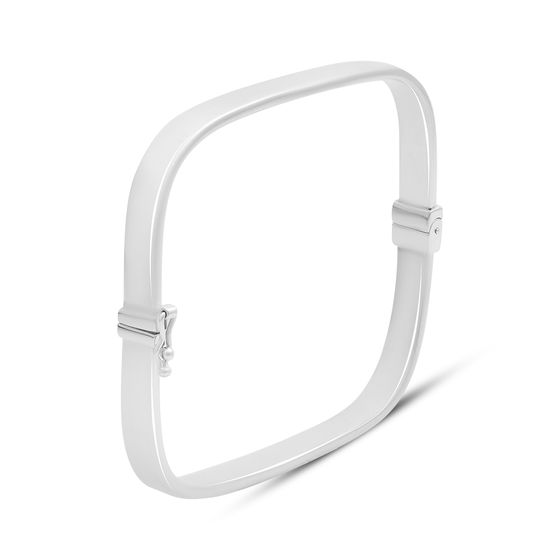 Silver bracelet without stones