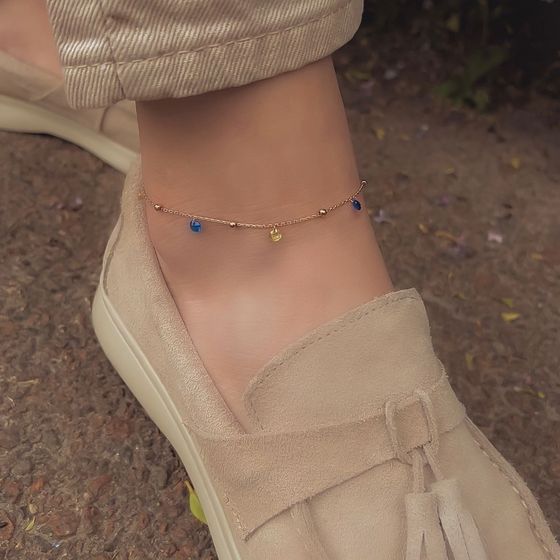 Gold bracelet with 0.42ct fianites