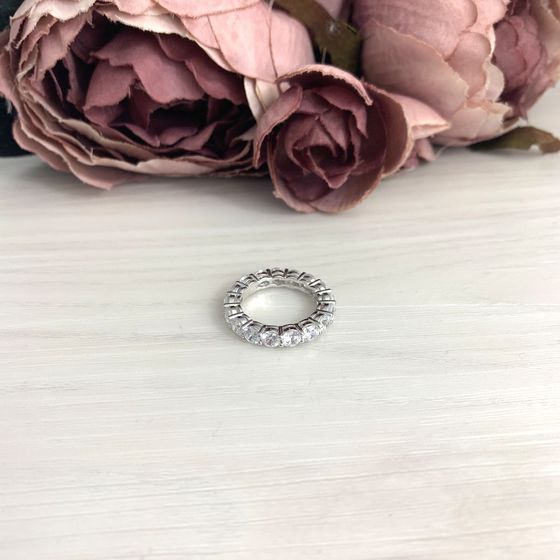 Silver Ring with Fianites