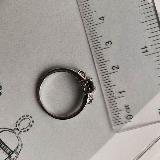 Silver ring with rauchtopaz (smoky quartz) 0.842ct