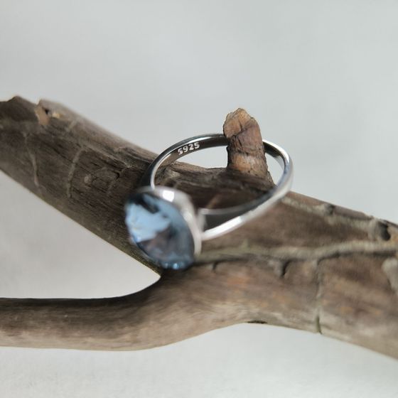 Silver Ring with Fianites