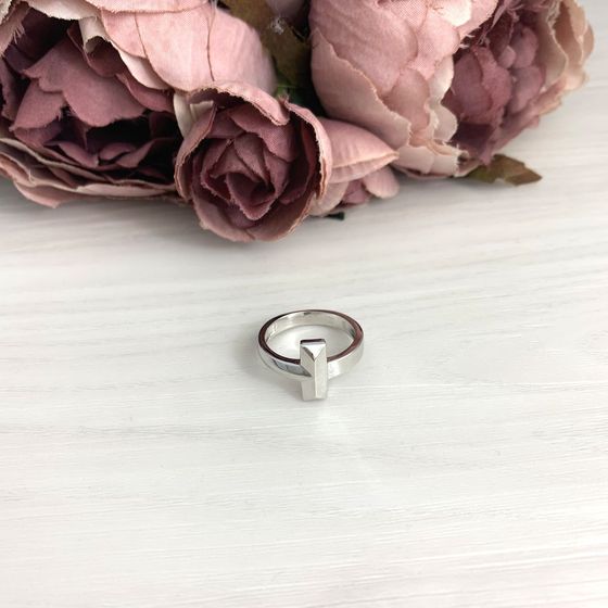 Silver ring without stones