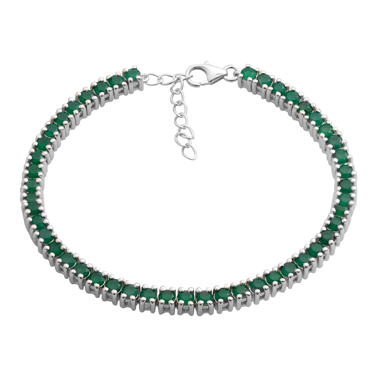 Silver bracelet with agate 5.215ct