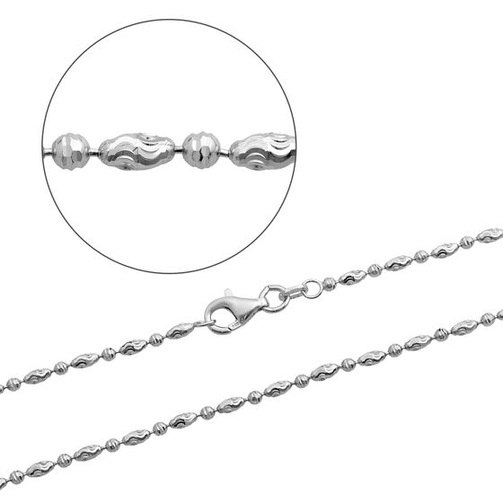 Silver chain without stones