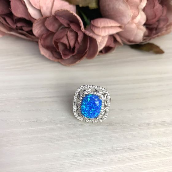 Срібна каблучка з опалом 2.135ct