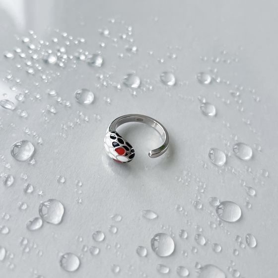 Silver ring with semalloy
